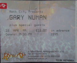 Nottingham Ticket 1999
